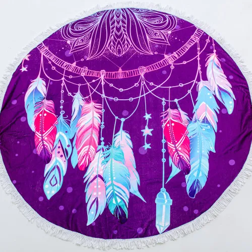 Пляжное полотенце №5051 Summer Time Leather lace