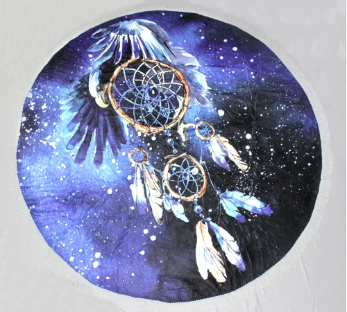 Пляжное полотенце №5072 Summer Time Dark Dream catcher