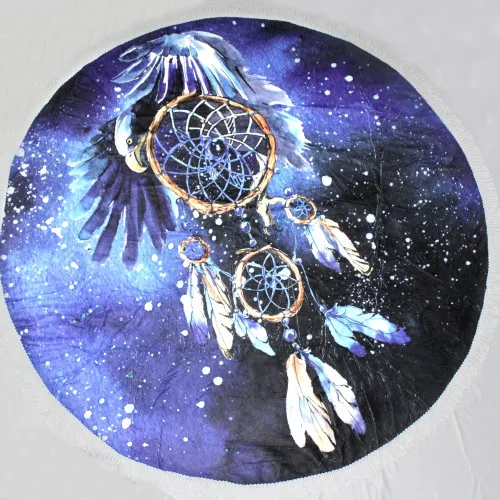 Пляжное полотенце №5072 Summer Time Dark Dream catcher
