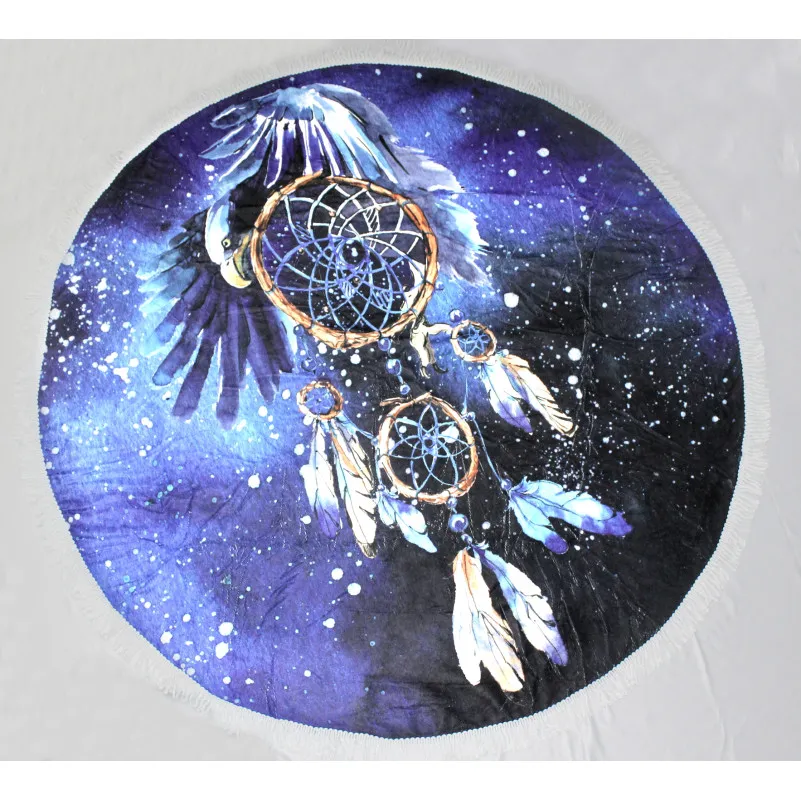 Пляжное полотенце №5072 Summer Time Dark Dream catcher