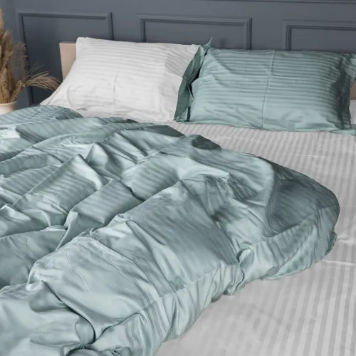 Комплект постельного белья Сатин JUNIOR Satin Stripe 30-0015 + 30-0001 Galiena