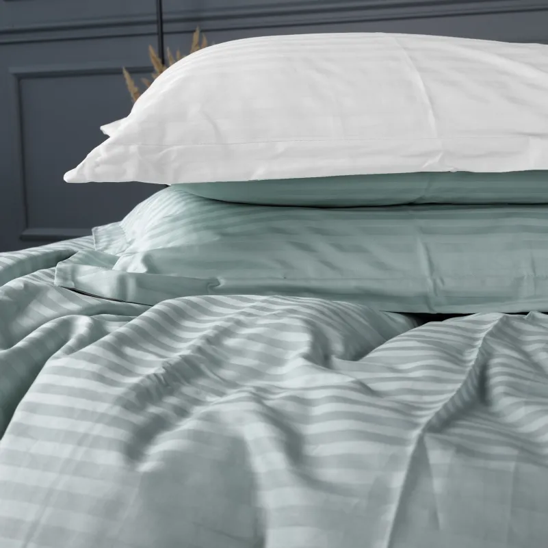 Комплект постельного белья Сатин JUNIOR Satin Stripe 30-0015 + 30-0001 Galiena - 3