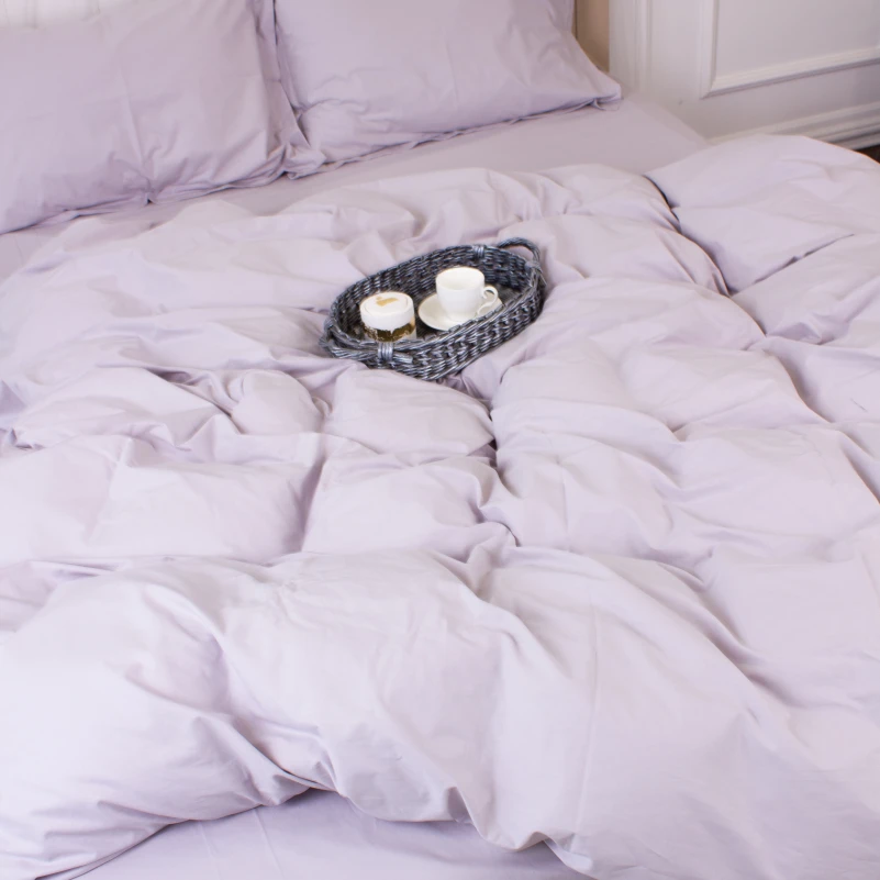 Комплект постельного белья Poplin Line "054 Light Gray" - 5