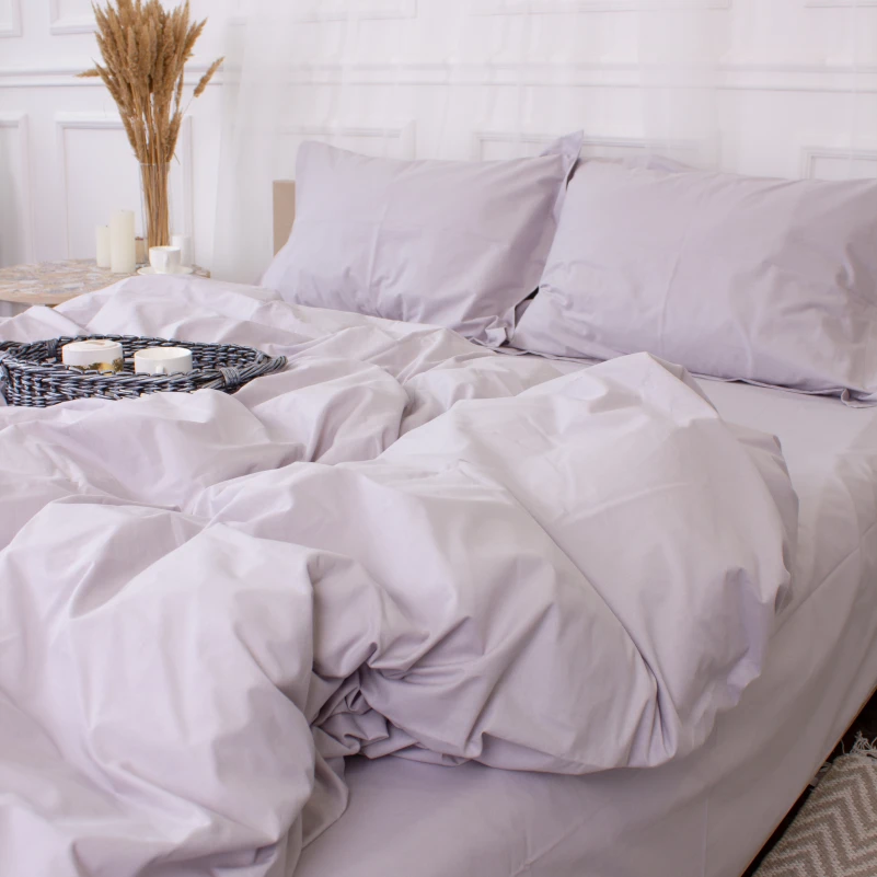 Комплект постельного белья Poplin Line "054 Light Gray" - 9