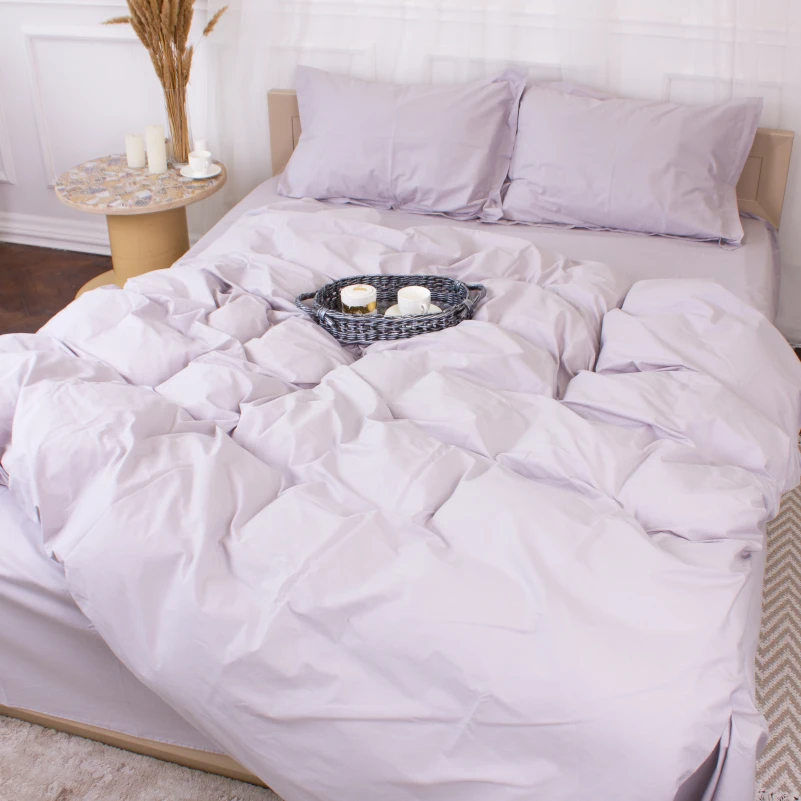 Комплект постельного белья Poplin Line "054 Light Gray"