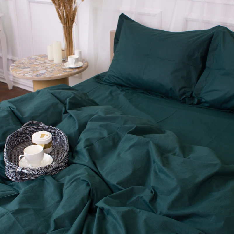 Комплект постельного белья Poplin Line "091 Emerald" - 7