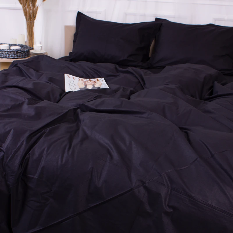 Пододеяльник Poplin Line "099 Black" - 1