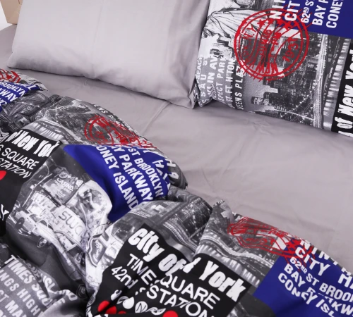 Наволочка бязь 17-0034 Celeste Black Friday - 2