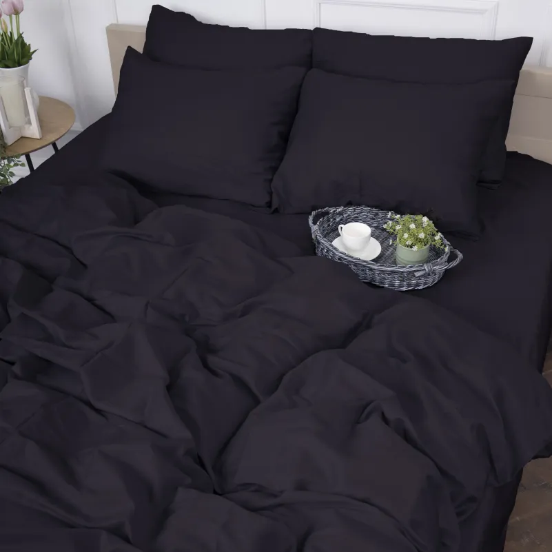 Комплект постельного белья Сатин JUNIOR 0848 Blue Black