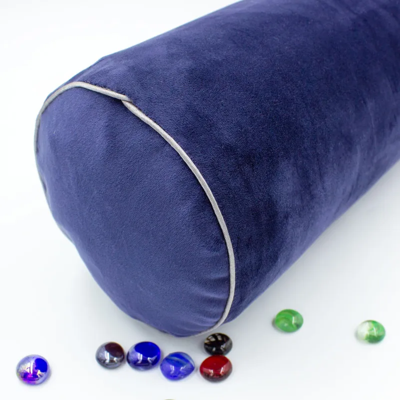 Подушка-валик №8557 Velvet Line 28-0006 Navy blue 100% Memory - 9