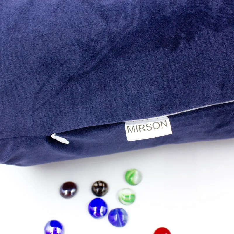 Подушка-валик №8557 Velvet Line 28-0006 Navy blue 100% Memory - 10