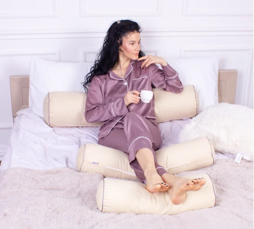 Подушка-валик №8108 Naturale Line 12-0712 Calvina EcoSilk