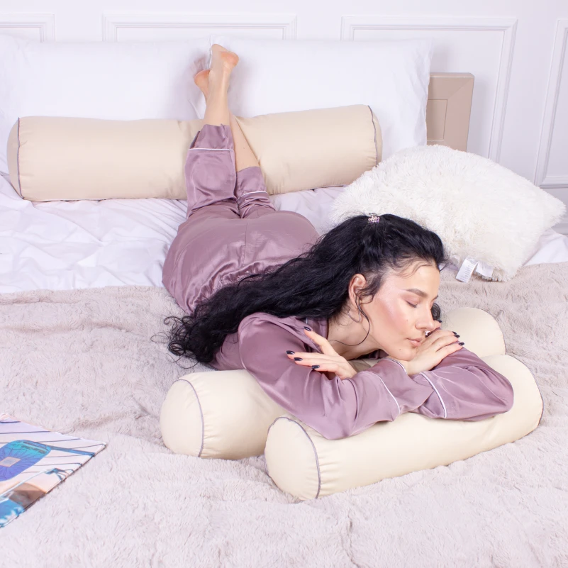 Подушка-валик №8108 Naturale Line 12-0712 Calvina EcoSilk - 8