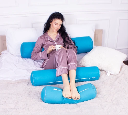 Подушка-валик №8118 Naturale Line 17-4735 Caterina EcoSilk