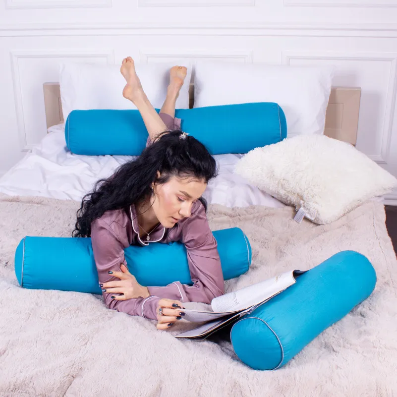 Подушка-валик №8118 Naturale Line 17-4735 Caterina EcoSilk - 7