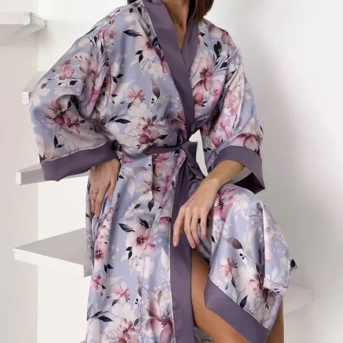 Халат "Silk Blossom" lavender