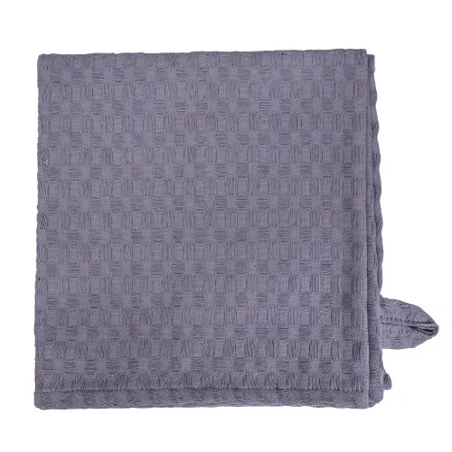 Рушник гобелен/вафля №802 Gray