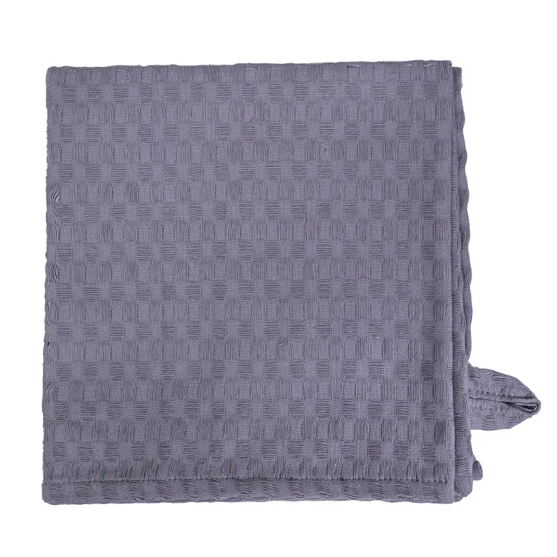 Рушник гобелен/вафля №802 Gray