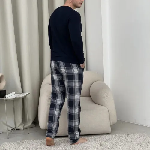 Піжама "Flannel Nightwear" dark blue