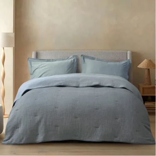 Покривало "Muslin Serenity" gray-blue