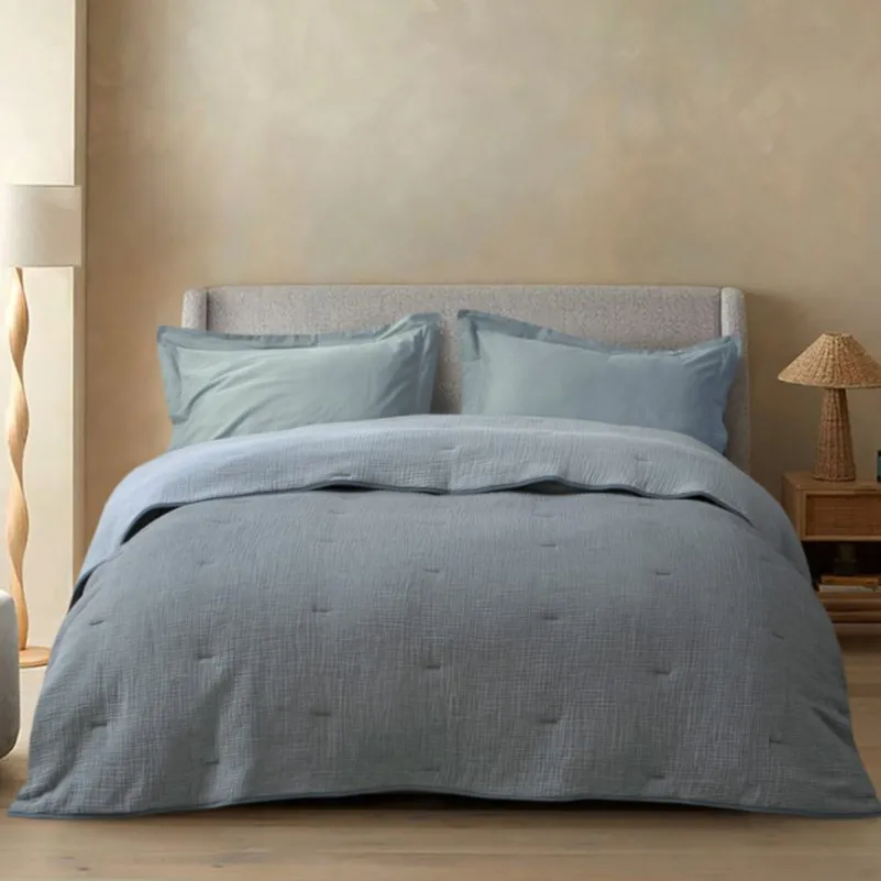 Покривало "Muslin Serenity" gray-blue