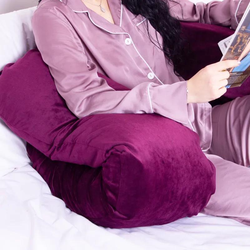 Подушка для беременных и отдыха U-образная № 8021 Velvet Line "Excalibur" EcoSilk велюр - 9