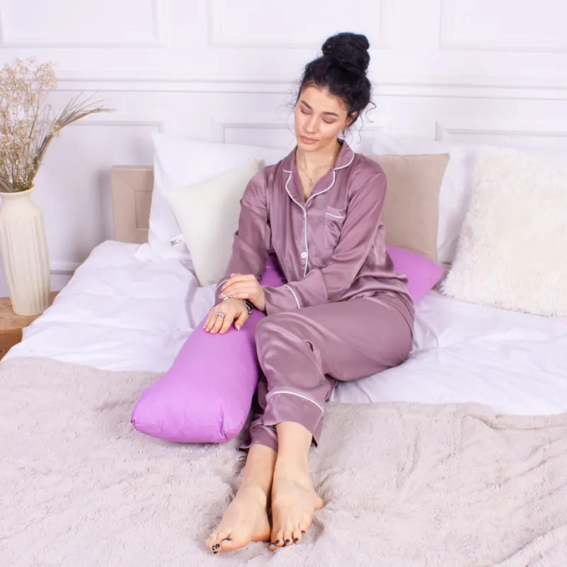 Подушка для беременных и отдыха Г-образная №8422 16-3310 Bernarda EcoSilk Ranforce Elite - 9