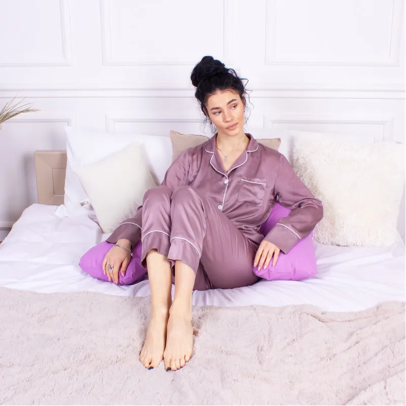 Подушка для беременных и отдыха Г-образная №8422 16-3310 Bernarda EcoSilk Ranforce Elite - 8