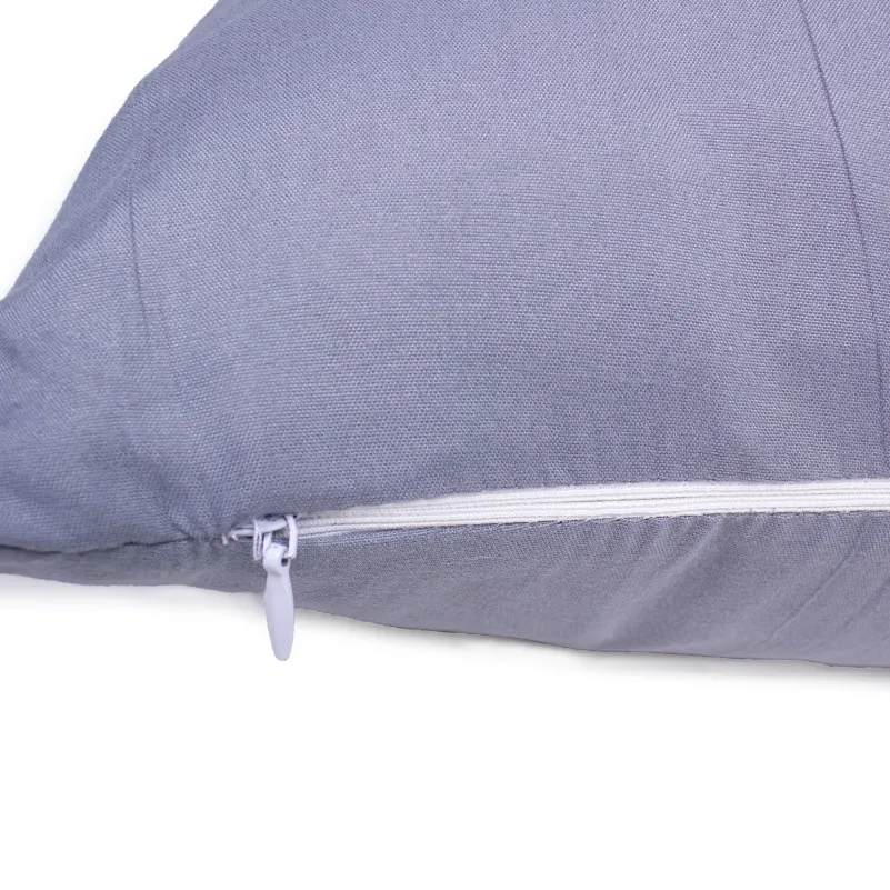 Подушка для беременных и отдыха Г-образная №8462 Eco Line Gray EcoSilk микросатин - 11