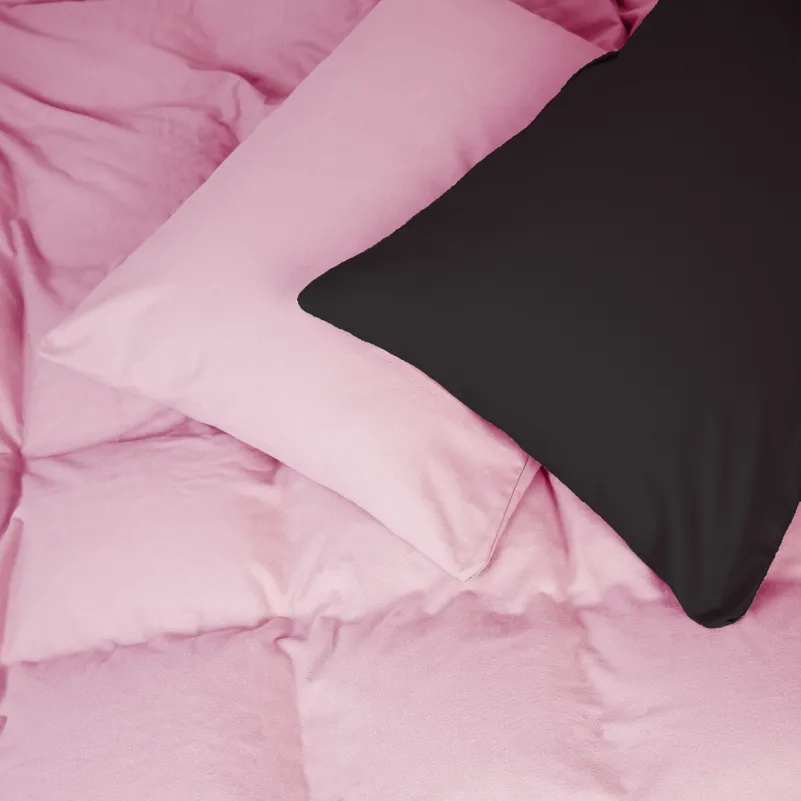 Комплект постельного белья TEENAGER Фланель 002-008 Black/Pink