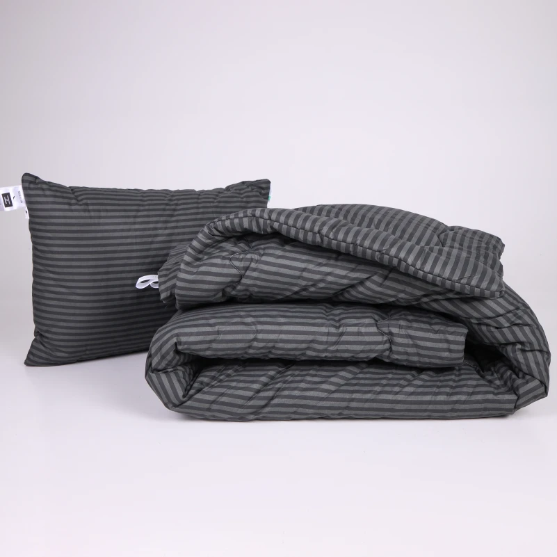 Одеяло антиаллеренное №147 Сolor Fun Line 17-0611 Stripe Black Eco-Soft (Зимнее) Black Friday - 1