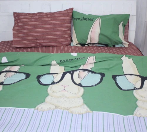 Наволочка Бязь 17-0570 Cool rabbit - 2