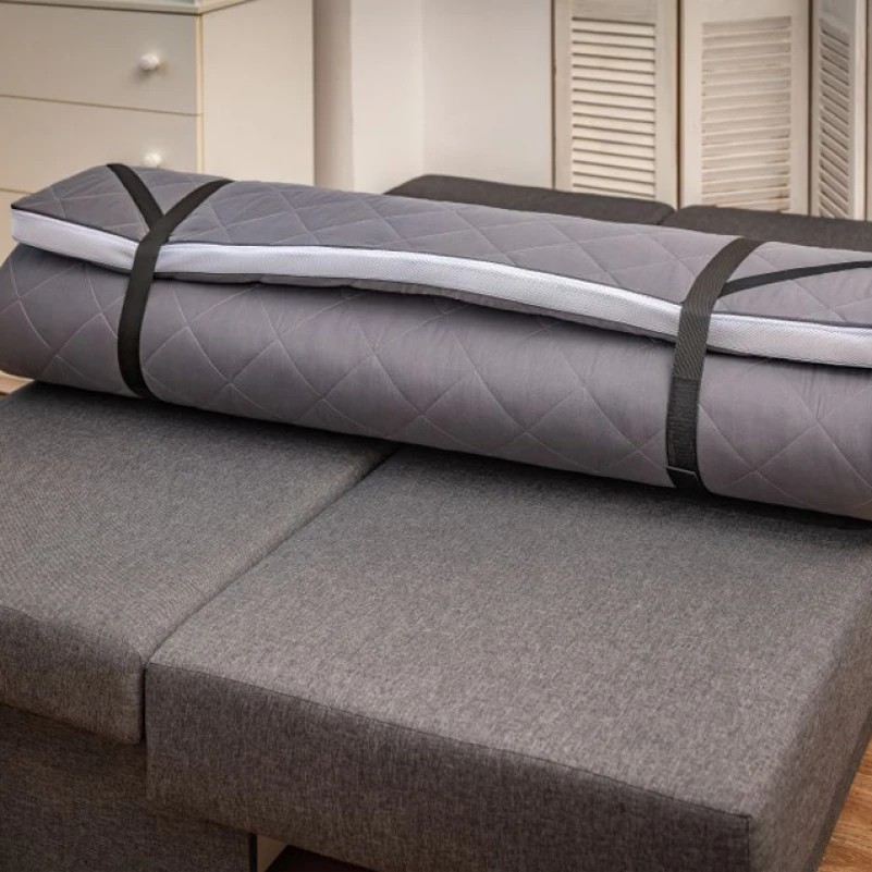 Матрас Топпер Ролл Ап (Roll Up) FS Gray-White Bora - 9