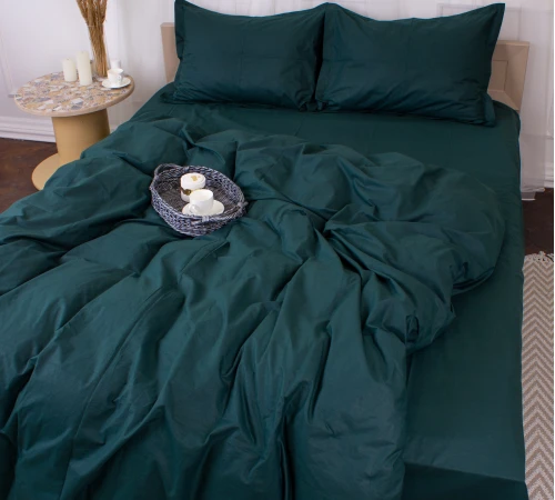 Наволочка Poplin Line "091 Emerald" Black Friday - 2