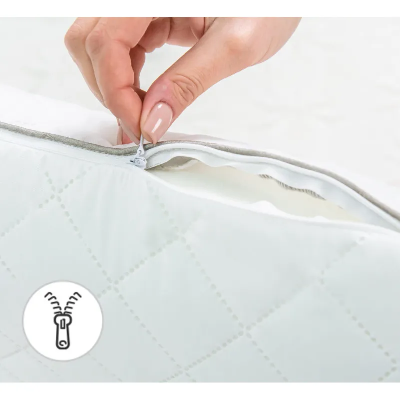 Подушка ортопедична (стружка Memory) №4060 Steep Line Silver MEN 59*43*12 см - 1