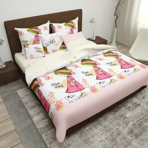 Пододеяльник Бязь 17-0254 Little Girl