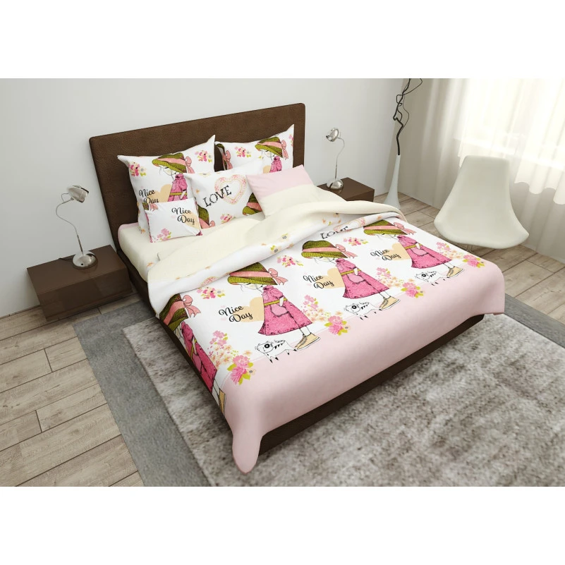 Підковдра Бязь 17-0254 Little Girl