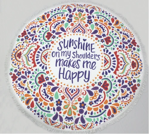 Пляжное полотенце №5073 Summer Time Sunshine