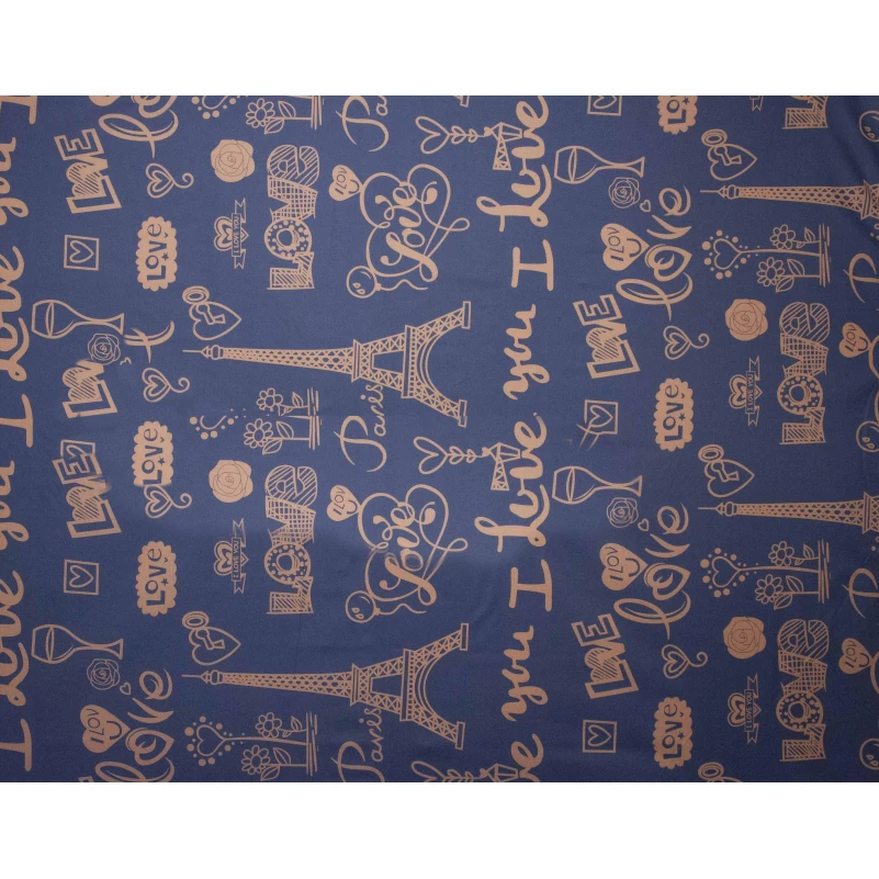 Наволочка Бязь 17-0443 Love Paris - 3