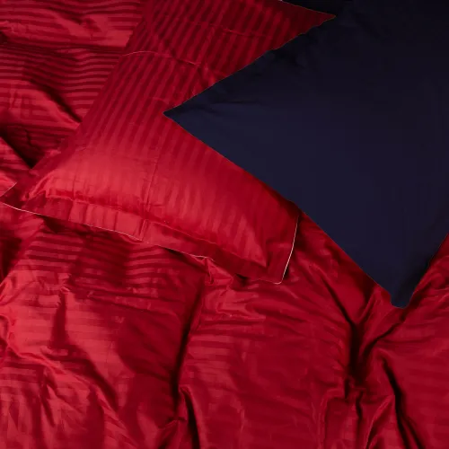 Комплект постельного белья Сатин JUNIOR Satin Stripe 30-0018 + 30-0020 Nariman - 2