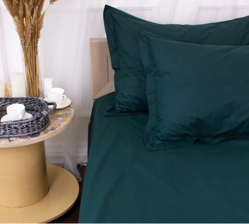 Наволочка Poplin Line "091 Emerald" - 2