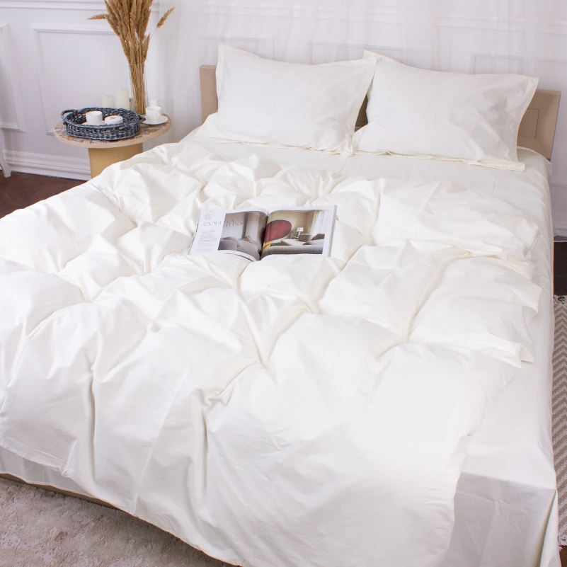 Простынь Poplin Line "002 Milky White" - 2