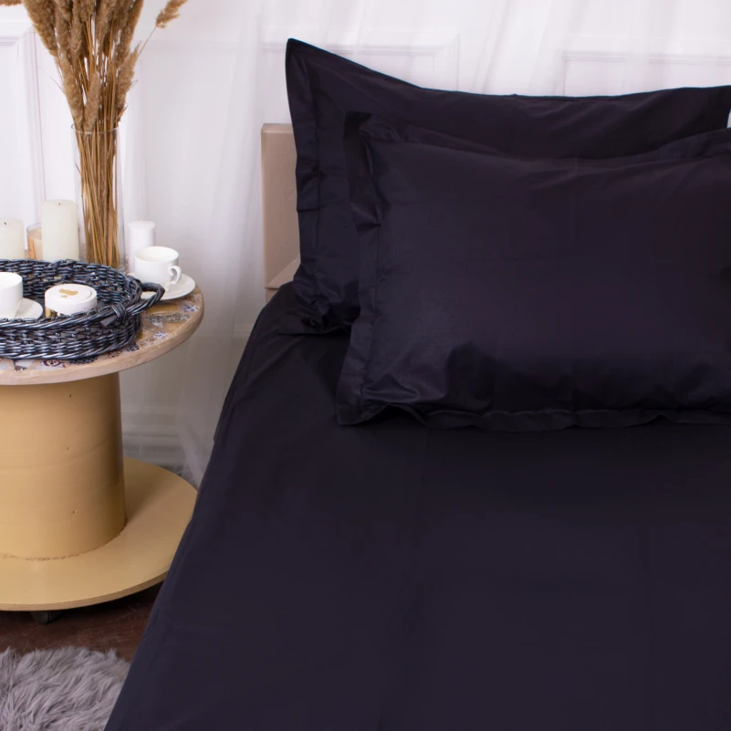 Простынь Poplin Line "099 Black" - 10