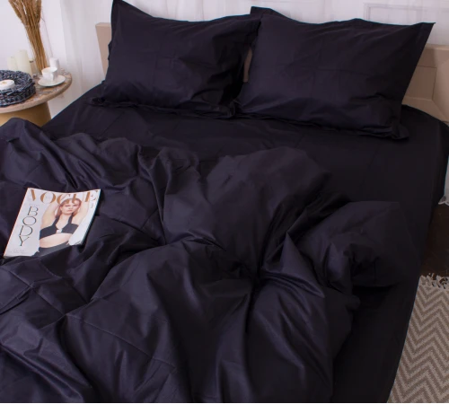 Простынь Poplin Line "099 Black"