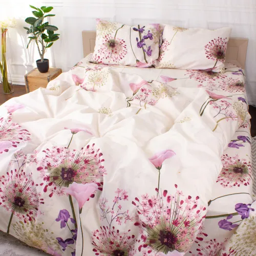 Комплект постільної білизни 100% поліестер 15-0342 Paolina - 2