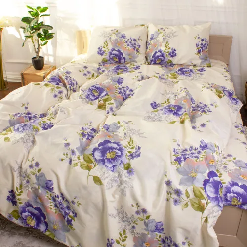 Комплект постільної білизни Мікрофібра принт 15-0339 Trey - 2