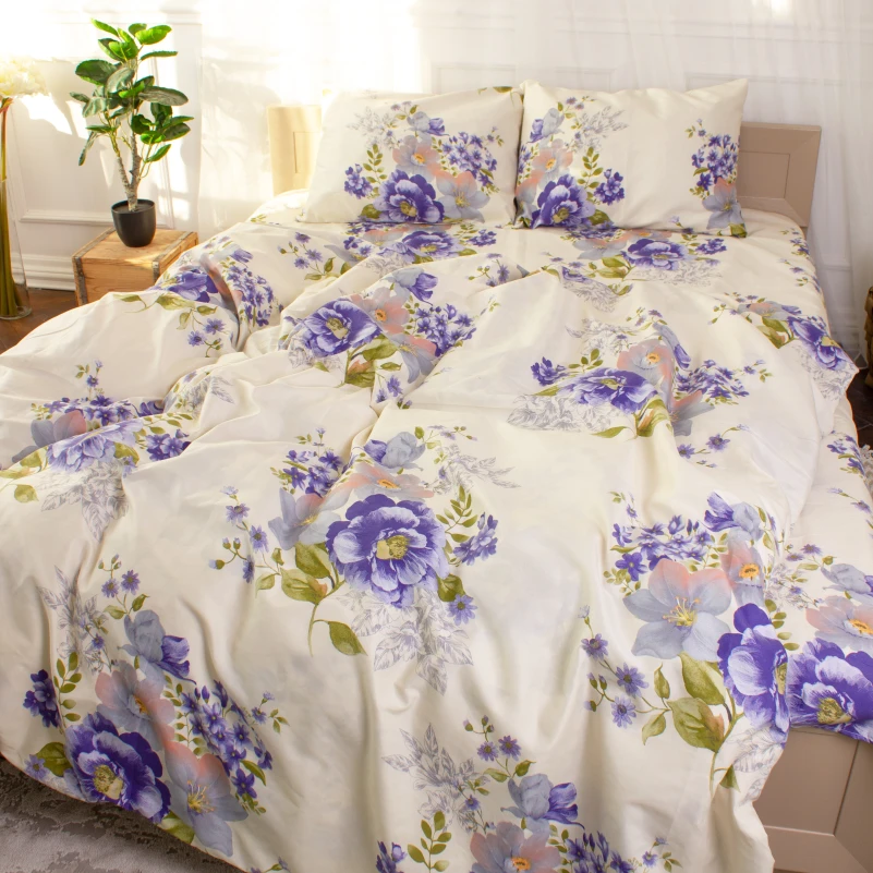 Комплект постельного белья Микрофибра принт 15-0339 Trey - 1