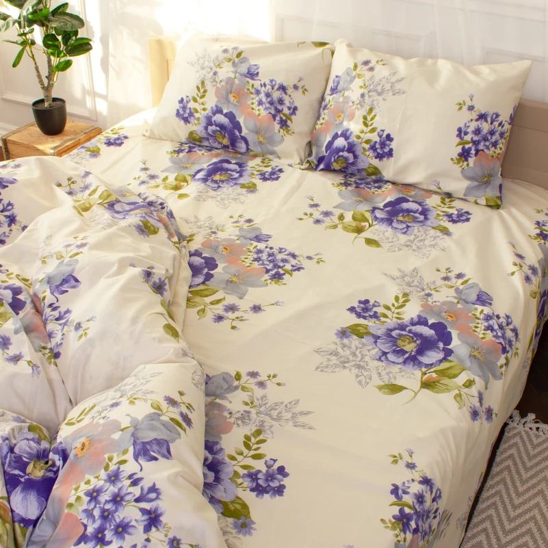 Комплект постельного белья Микрофибра принт 15-0339 Trey - 5