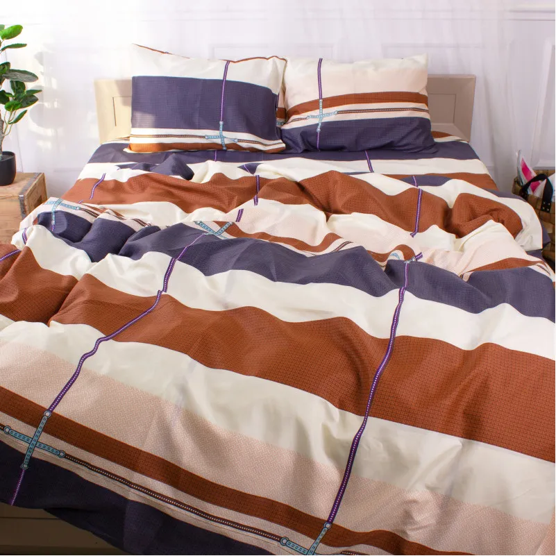 Комплект постільної білизни 100% поліестер 15-0337 Selino