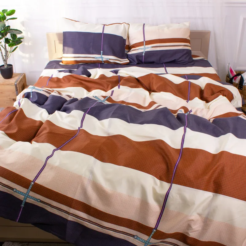 Комплект постільної білизни 100% поліестер 15-0337 Selino - 3